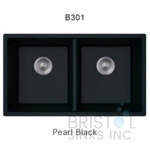 Black Virtuo Granite Sink 50/50 (B301)